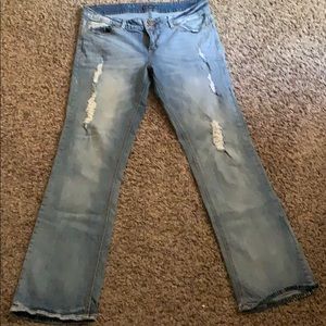 Boot cut jeans 17x35